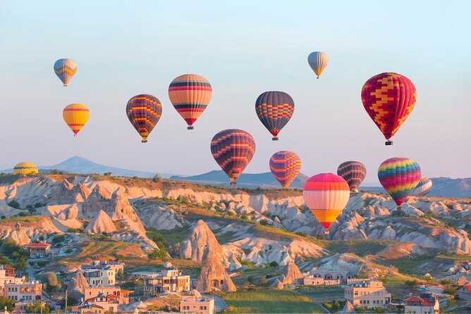 1 Day Package Tour with Hot Air Balloon Flight - A hot-air view before the sightseeing begins
