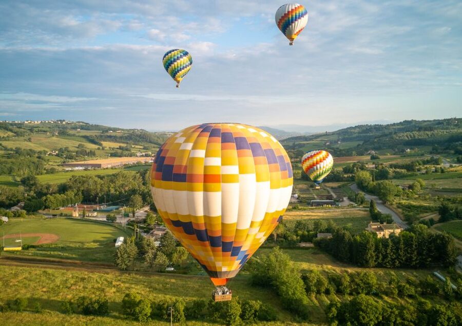 1-Hour Hot Air Balloon Flight Over Tuscany from Lucca - What the Lucca balloon flight is really like