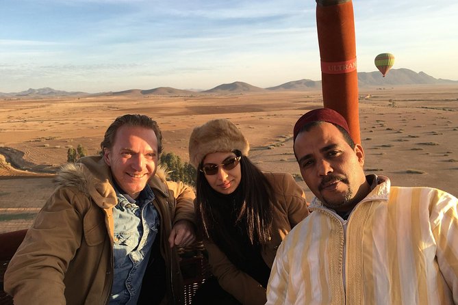 1-Hour VIP Morning Hot Air Balloon Flight from Marrakech with Breakfast - Watching the balloon prepare at La Palmeraie