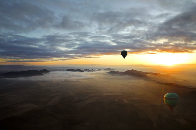 1-Hour VIP Morning Hot Air Balloon Flight from Marrakech with Breakfast - Sunrise above the Marrakech countryside