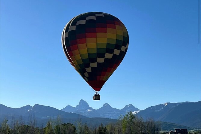 3 Hour Hot Air Balloon Flight in Driggs - Floating above Teton Valley from Driggs