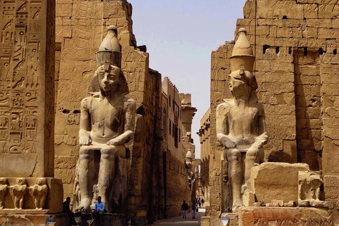 (3-Nights Cruise From Aswan To Luxor & Balloon, Abu Simbel) - Karnak and Luxor Temple after a very full day