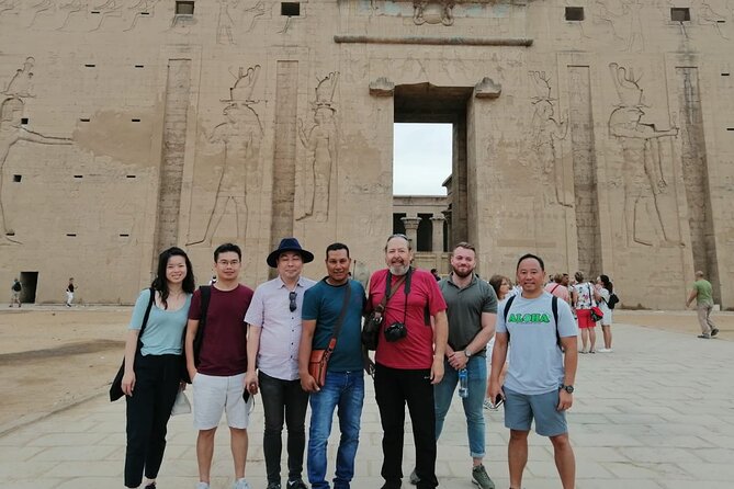 4 Days Nile cruise Aswan to Luxor & Abu Simbel. Hot air Balloon - Day three: Edfu, Esna, and Luxor after dark