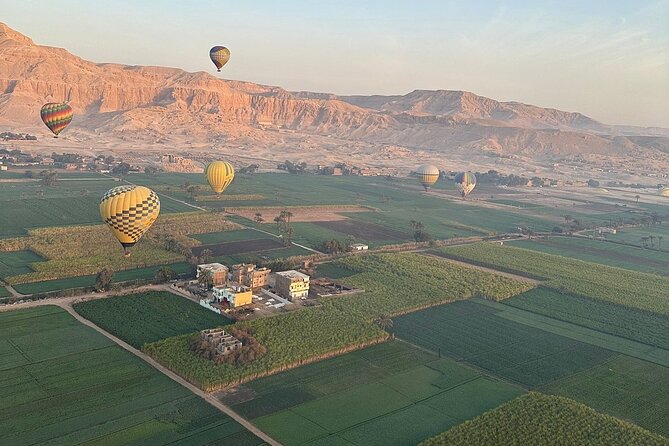 Adventure Hot Air Balloon Ride Tour in Luxor - Landing, Tea, and the Ride Back