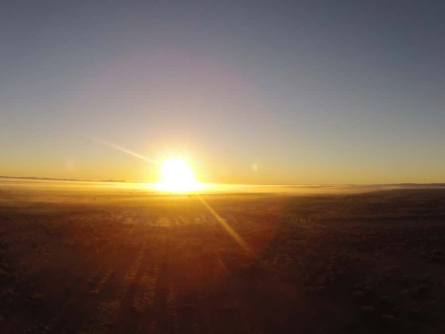 Alice Springs: Early Morning Hot Air Balloon Flight - Sunrise over the MacDonnell Ranges