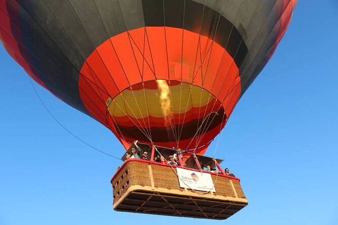 Amazing Hot Air Balloon With Beautiful Desert Sunrise View - Watching the balloon take shape