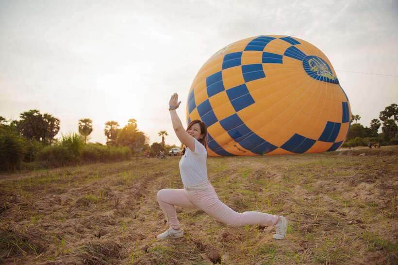 Angkor Stunning Hot Air Balloon - A calm flight, with weather as the wild card