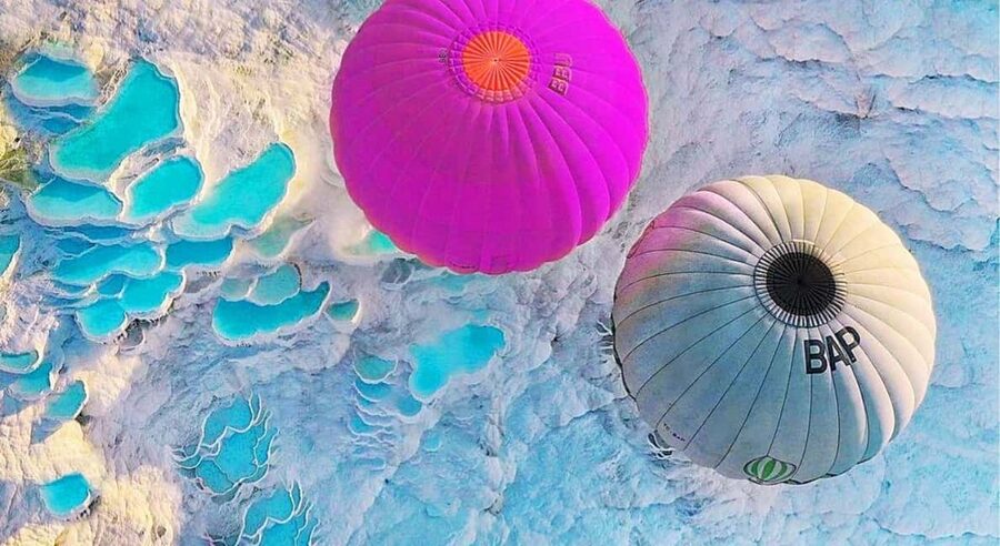 Antalya/Belek: Pamukkale Day Tour w/Optional Hot Air Balloon - Hierapolis, a Roman city above the terraces