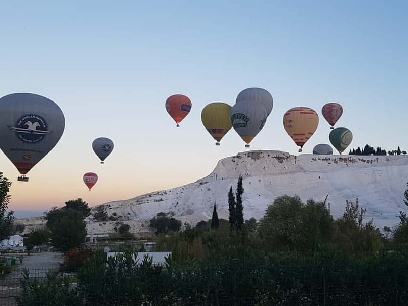 Antalya: Pamukkale Tour with Hot Air Balloon and Lunch - Pamukkale’s travertines and thermal pools