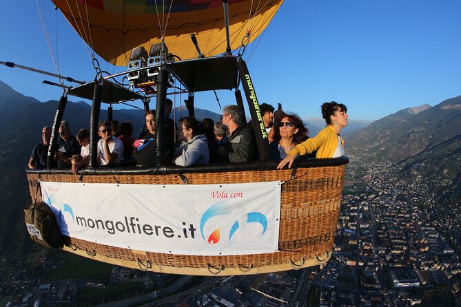Aosta hot air balloon flight over the Alps with breathtaking views - Comforts that make three hours easier