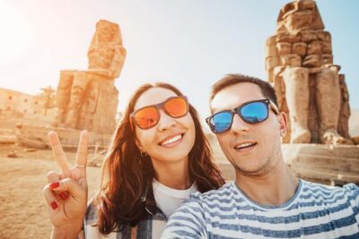 Luxor Day Trip with Sunrise Hot Air Balloon & Felucca