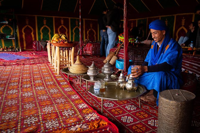 Atlas Mountains Hot Air Balloon Ride from Marrakech with Berber Breakfast and Desert Camel Experience - Berber breakfast in the tent