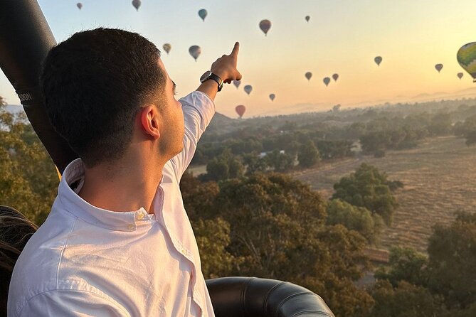 Balloon flight / Breakfast in the cave / CDMX pick-up + Pyramids - Teotihuacán deserves more than 90 minutes
