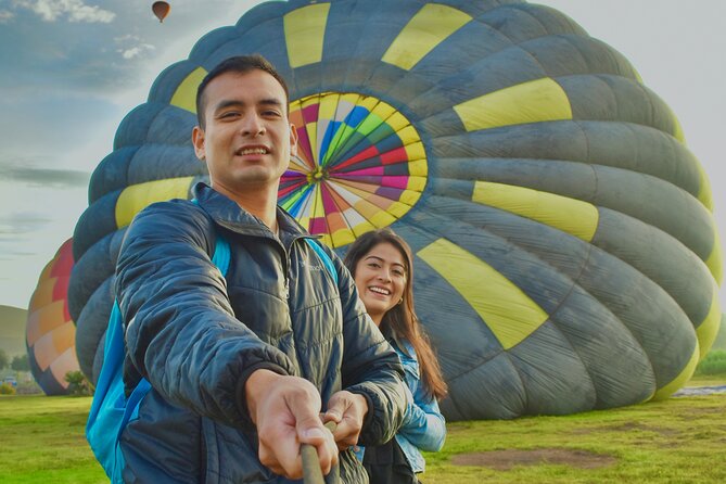 Balloon flight + pick up in CDMX + Breakfast in Cave + Pyramids - Why the Teotihuacan balloon flight is the main event