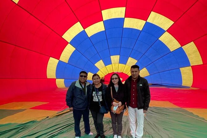 Balloon flight + pick up in CDMX + Breakfast in Cave + Pyramids - Pickup from Mexico City and the return trip