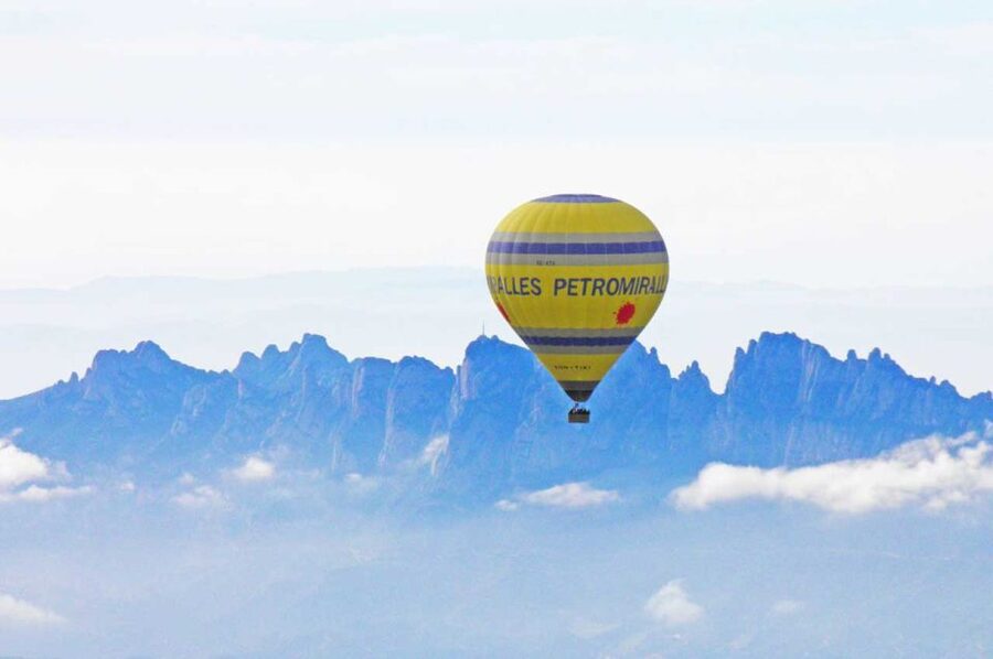 Barcelona: Montserrat Hot-Air Balloon & Monastery Experience - One hour in the air near Montserrat
