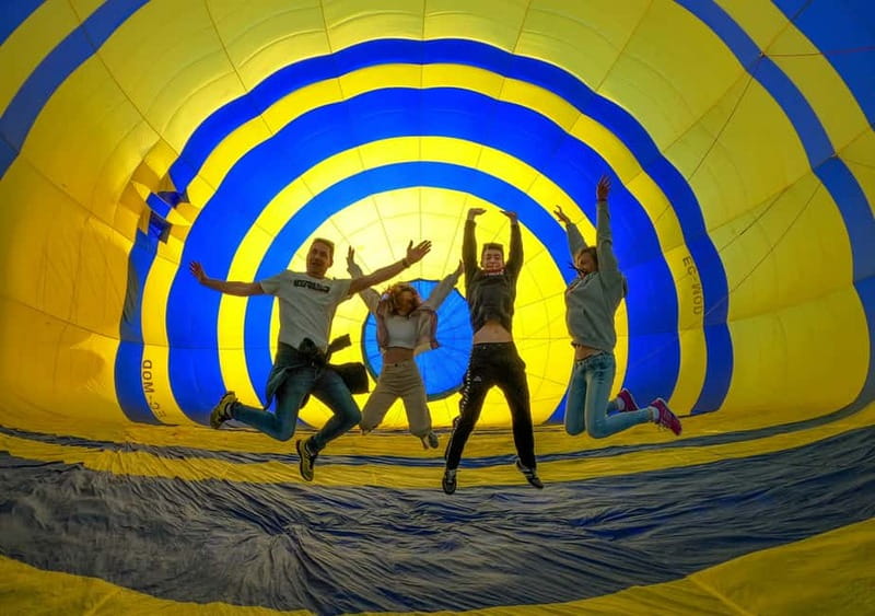 Barcelona Private VIP Balloon Flight with Pick-up Service - Helping prepare the balloon at Montseny