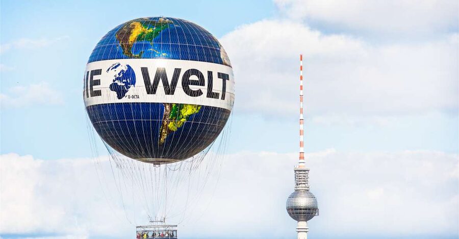 Berlin: Ticket for World Balloon with Perfect View - Why the tethered design helps with height anxiety