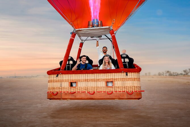 Breakfast in the sky with Hot air Balloon - The 4:00 am start and private Dubai pickup