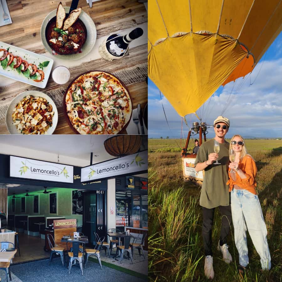 Cairns: Hot Air Balloon Flight with Meal & Drink - Floating above the Atherton Tablelands