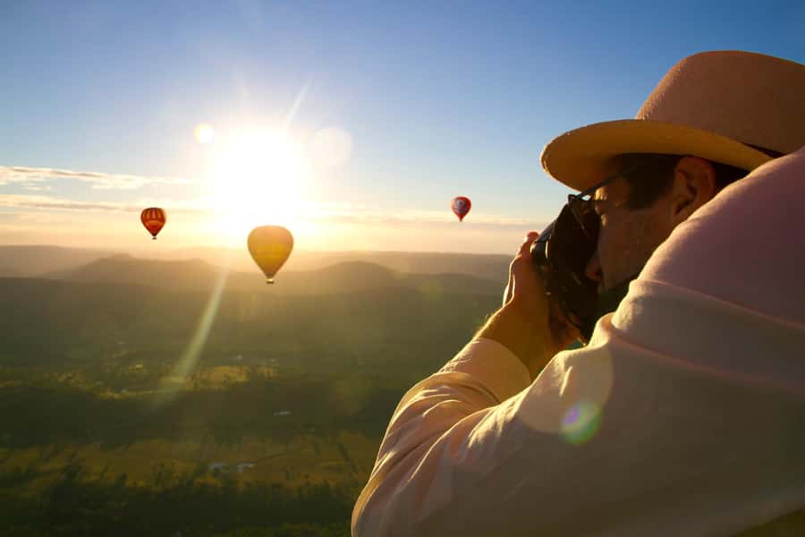 Cairns: Hot Air Balloon Flight with Transfers - Floating above the Atherton Tablelands at sunrise