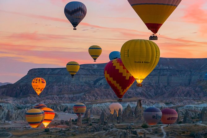 Cappadocia Balloon Flight - Champagne after landing