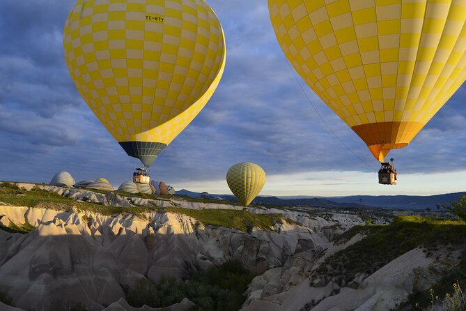 Cappadocia Balloon Ride with Breakfast, Champagne AT GOREME OVER - The landing and post-flight celebration