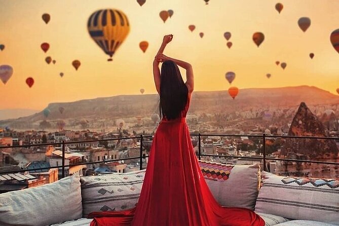 Cappadocia Hot air balloon - The landing celebration and certificate
