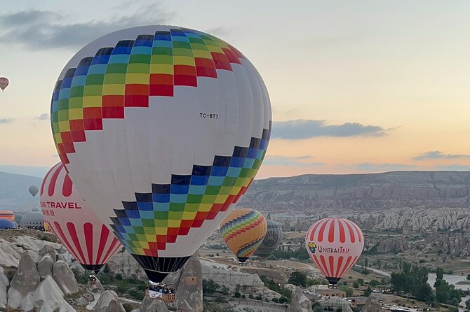 Cappadocia Hot Air Balloon Flight and Rainbow Balloons - Flying close to Cappadocia’s fairy chimneys