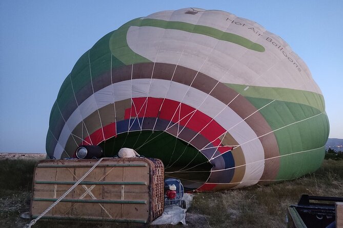 Cappadocia : Hot Air Balloon Flight Basket Size 15-18 Person |Çat - Preparing for takeoff in Çat Valley