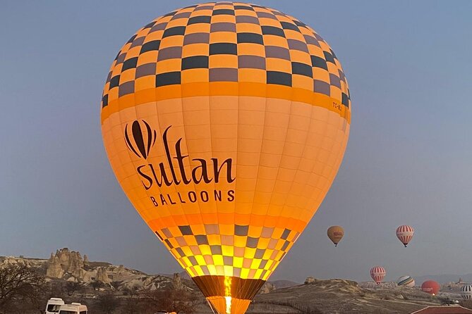 Cappadocia Hot Air Balloon Flight Göreme Valley - Uçhisar Castle and Çavuşin in the Wider View