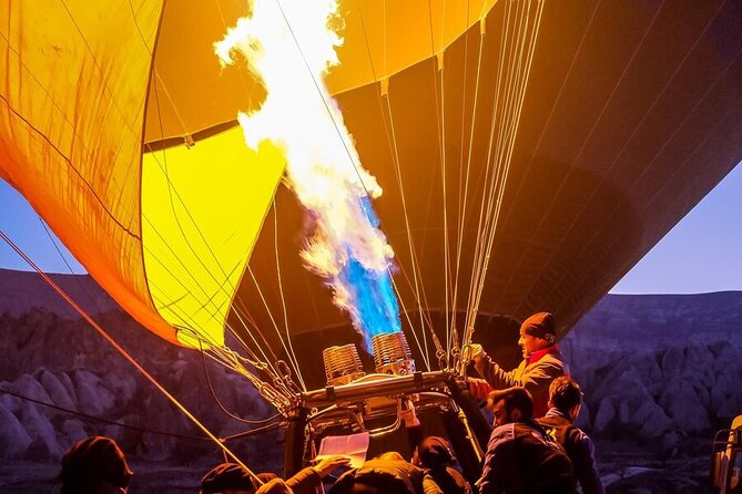 Cappadocia Hot Air Balloon Flight Over The Fairy Chimneys - Rising above Göreme before dawn