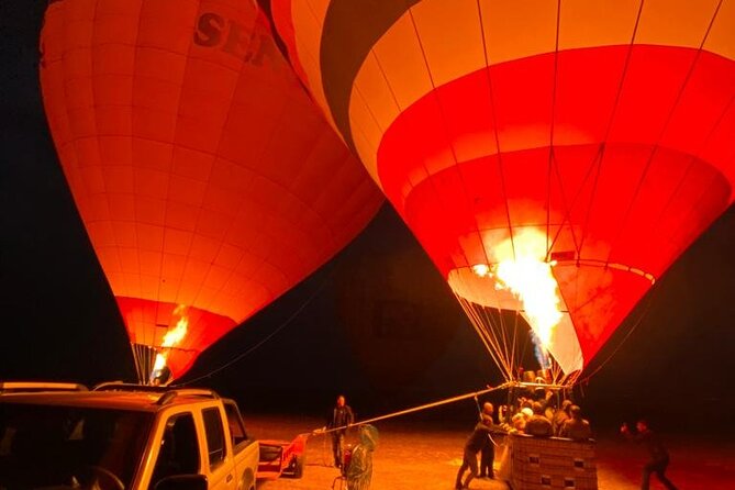 Cappadocia Hot Air Balloon Ride Over Cat Valley Fairy Chimneys - Watching the balloon come to life
