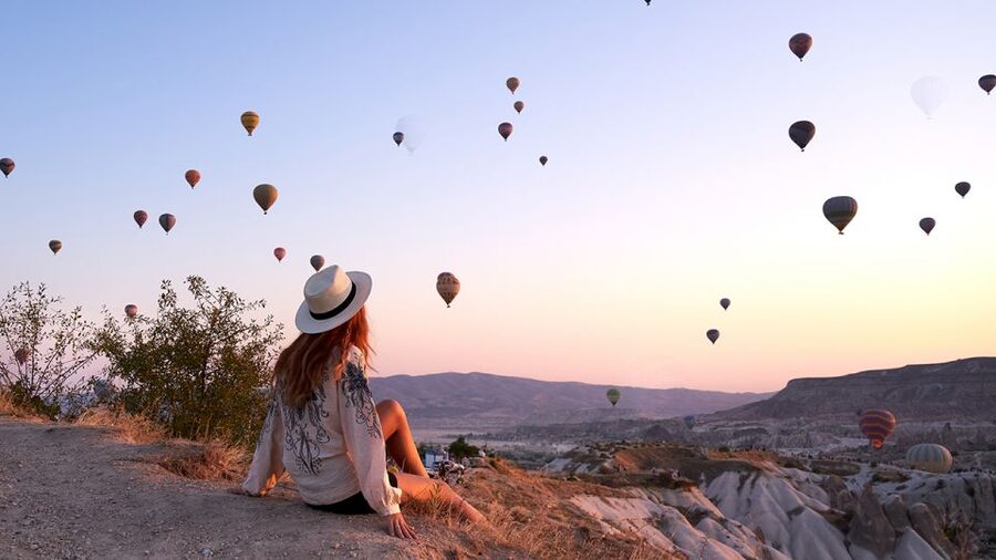 Cappadocia: Hot Air Balloon Watching at Sunrise with Pickup - A small van, simple food, and helpful photo stops