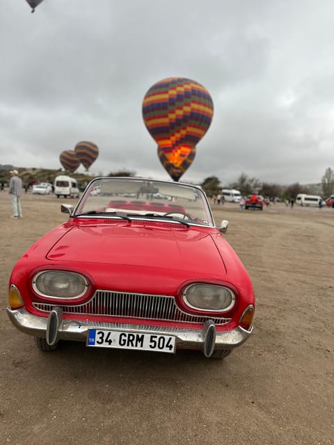 Cappadocia: Hot Air Balloon Watching Tour with Classic Car - Sunrise, cold air, and changing conditions