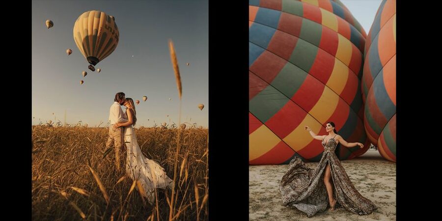 Cappadocia: PhotoShoot with Balloons. Flying Dress included. - Extra settings and added costs