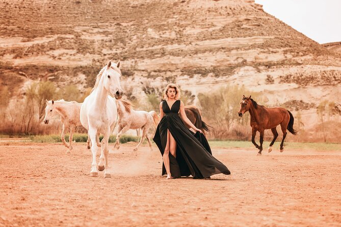 Cappadocia Private Flying Dress & Hot Air Balloon Photoshoot - Rose Valley brings warm light and open views