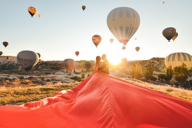 Cappadocia Private Flying Dress & Hot Air Balloon Photoshoot - Love Valley gives you Cappadocia’s most unusual rock shapes