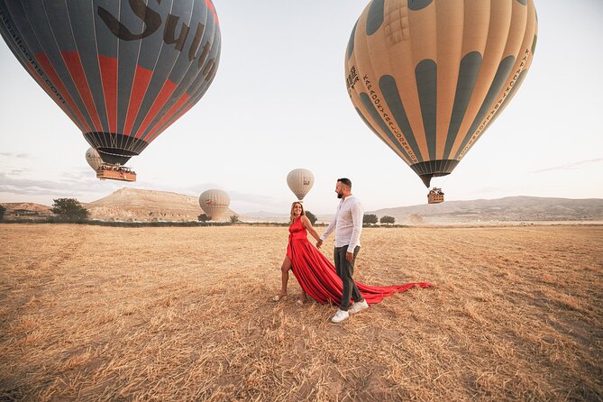 Cappadocia Private Flying Dress & Hot Air Balloon Photoshoot - The posing help is the real value