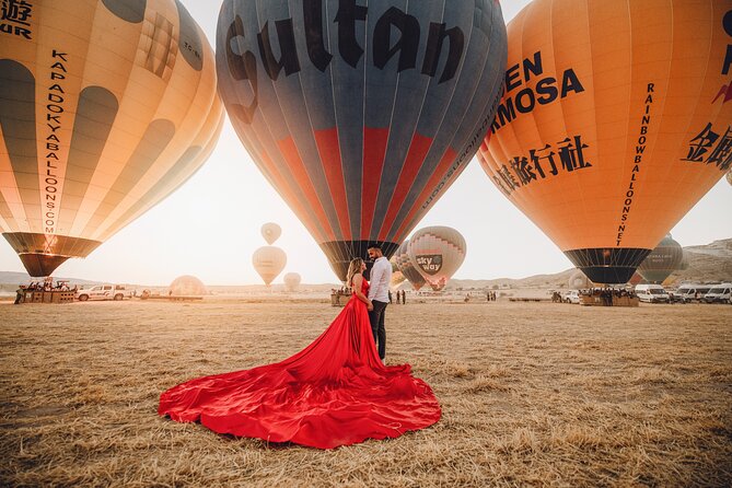 Cappadocia Private Flying Dress & Hot Air Balloon Photoshoot - Dress, hair, and styling choices