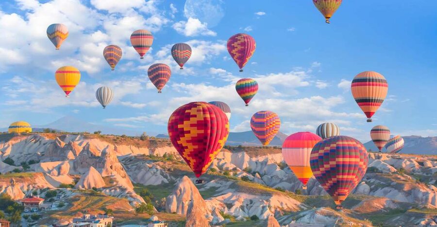Cappadocia: Red Tour and Sunrise Balloon Tour - A sunrise flight over Göreme