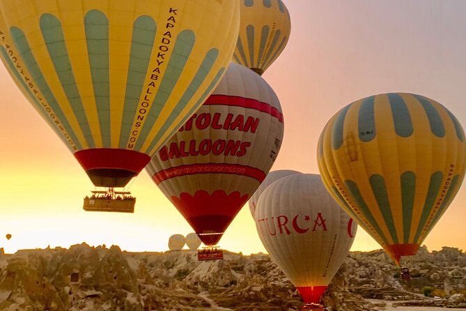 Cappadocia Sunrise Hot Air Balloon Flight with Transfers - Goreme below the balloon