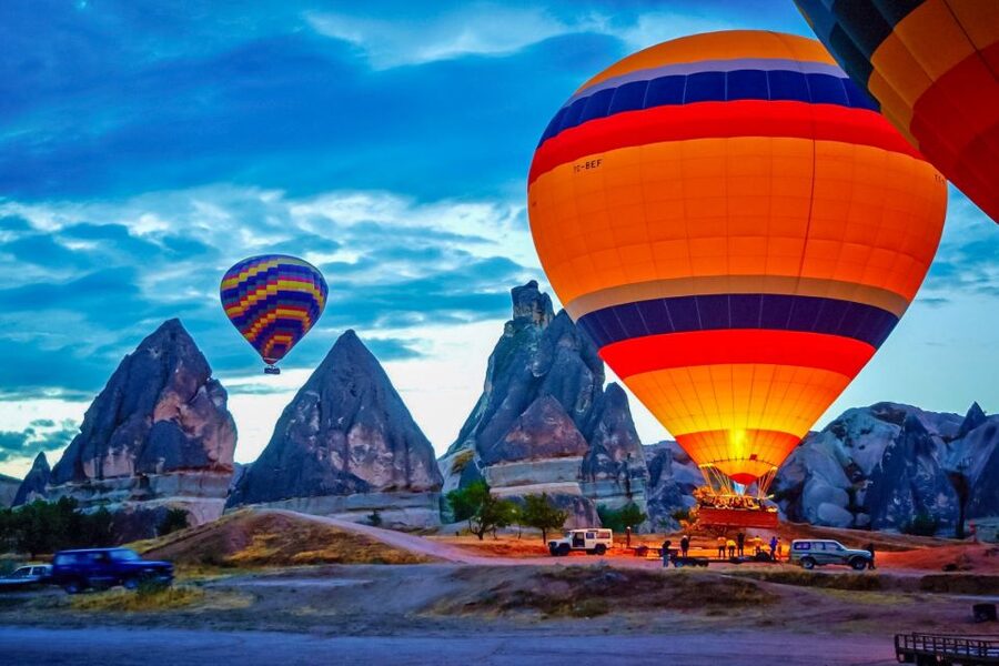 Cappadocia: Sunrise Hot Air Balloon, Göreme & Fairy Chimneys - From hotel pickup to the launch field