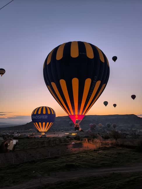 Cappadocia: Sunrise in Göreme Hot Air Balloon and Transfer - Landing, champagne, and the flight certificate