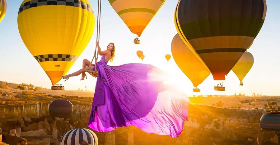 Cappadocia: Taking photo with Swing at hot air balloon view - Practical details to settle before booking