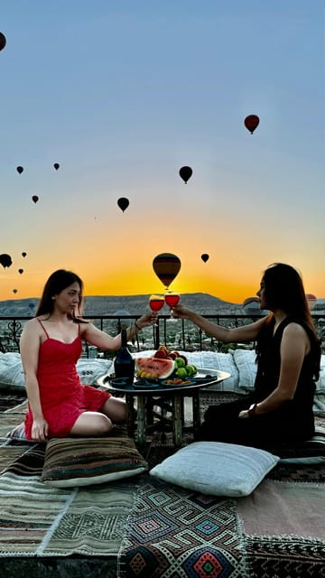 Cappadocia: Terrace Photo Spot With Balloon Flight View - What you will see from the terrace