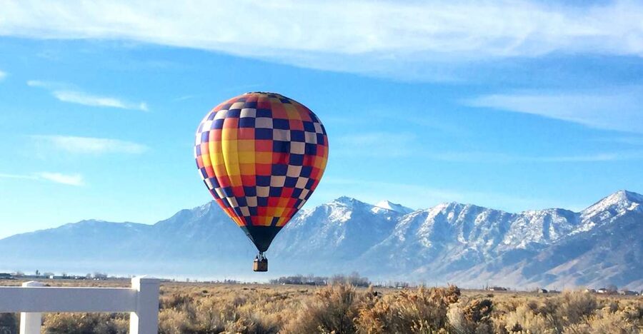 Carson City: Hot Air Balloon Flight - Wildlife and mountain views