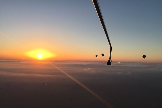 Deluxe Hot Air Balloon Ride with Breakfast & Flight Falcon Show - Seeing the desert turn gold from the basket