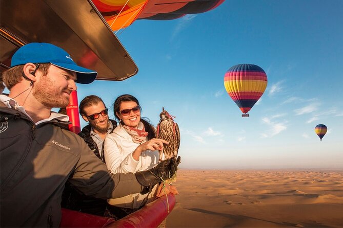 Dubai Desert By Hot Air Balloon With Falcon Show and Camel - Key points at a glance