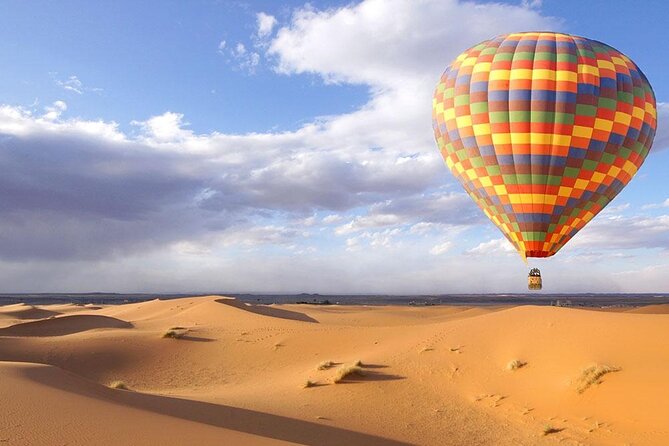 Dubai Desert By Hot Air Balloon With Falcon Show and Camel - Sunrise over the dunes, with a little patience required